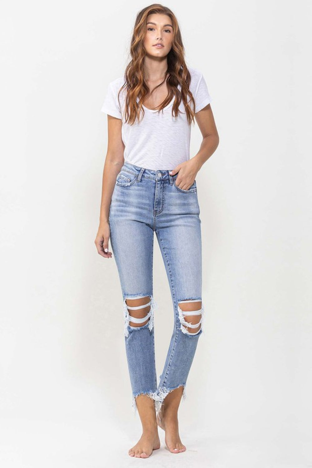 Super High Rise Kick Flare Jeans