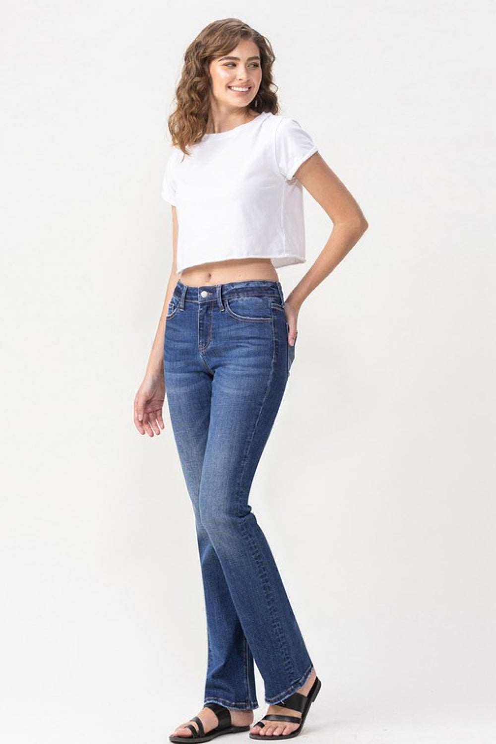 Midrise Bootcut Jeans