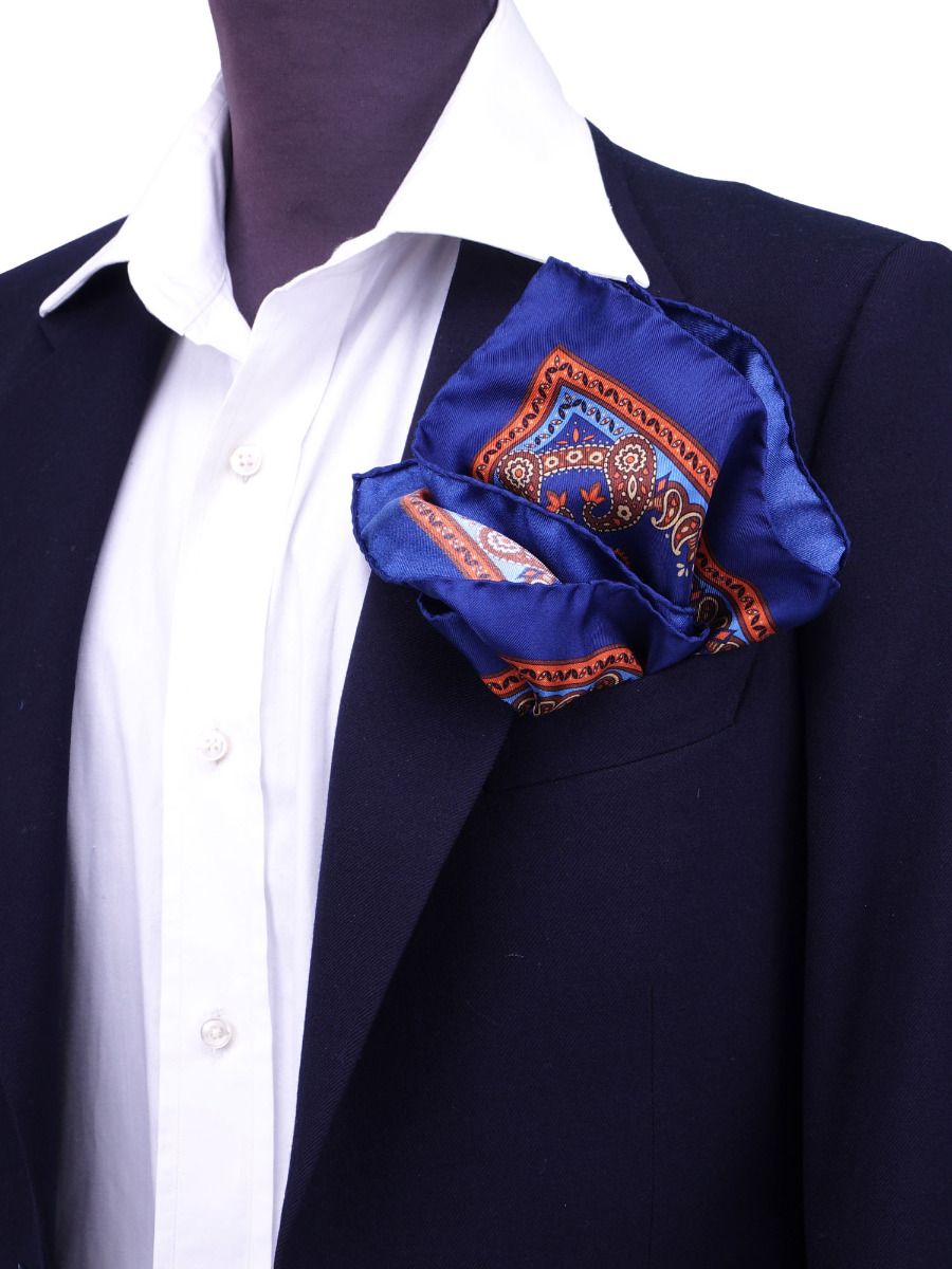 The Annazette XL Silk Pocket Square