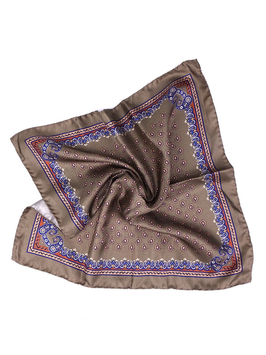 The Annazette XL Silk Pocket Square
