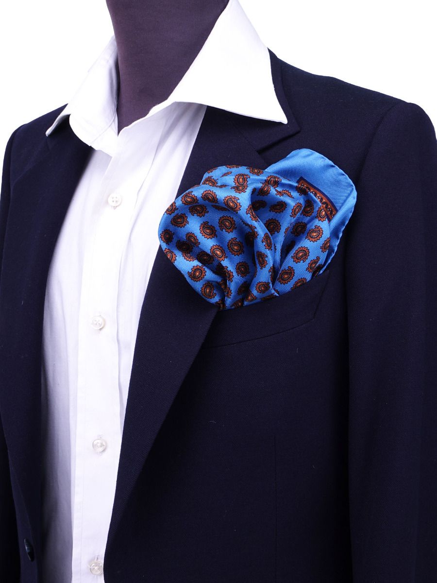 The Annazette XL Silk Pocket Square