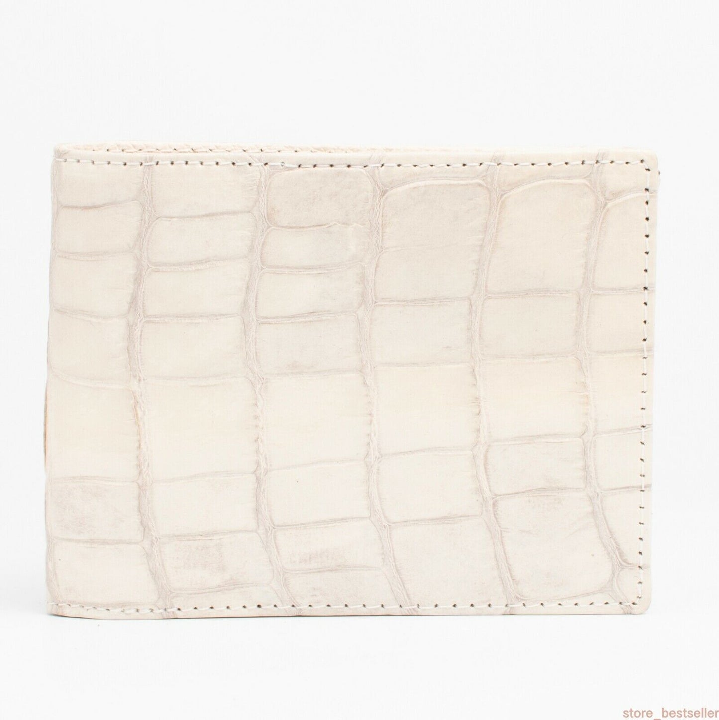 The Half Alligator Leather Bifold Wallet