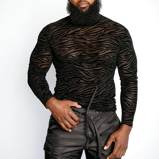 Allure See Through Turtleneck