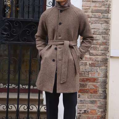 Barker Mid-Length Belted Coat