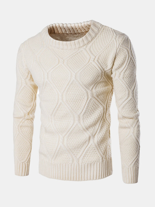 Link Knit Crewneck Sweater