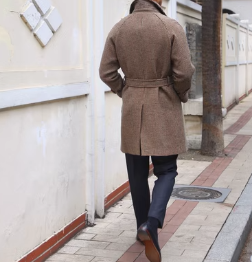 Barker Mid-Length Belted Coat