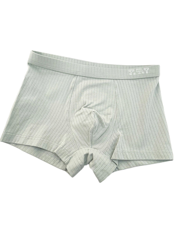 Men's pure cotton boxer briefs