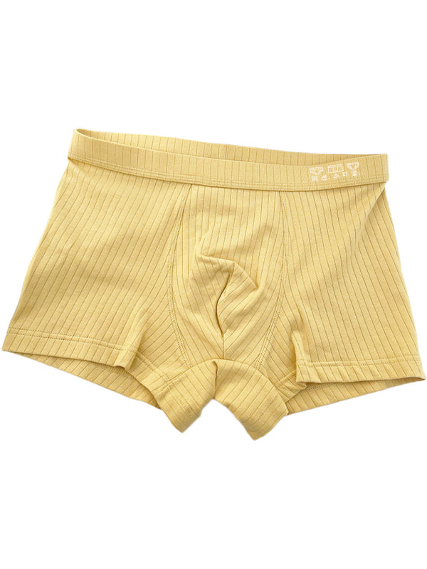 Men's pure cotton boxer briefs