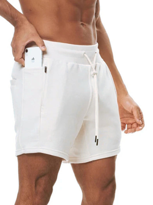 Men's Drawstring Pocketed Training Shorts