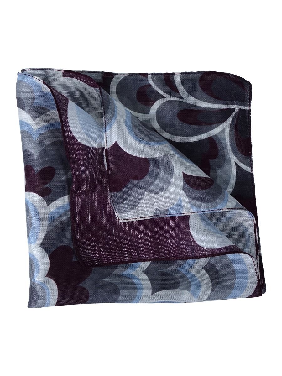 Cloud Linen/silk Pocket Square