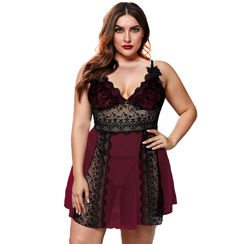 The Noir Lace  Boudoir Dress