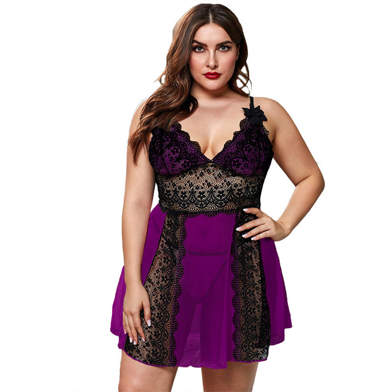 The Noir Lace  Boudoir Dress