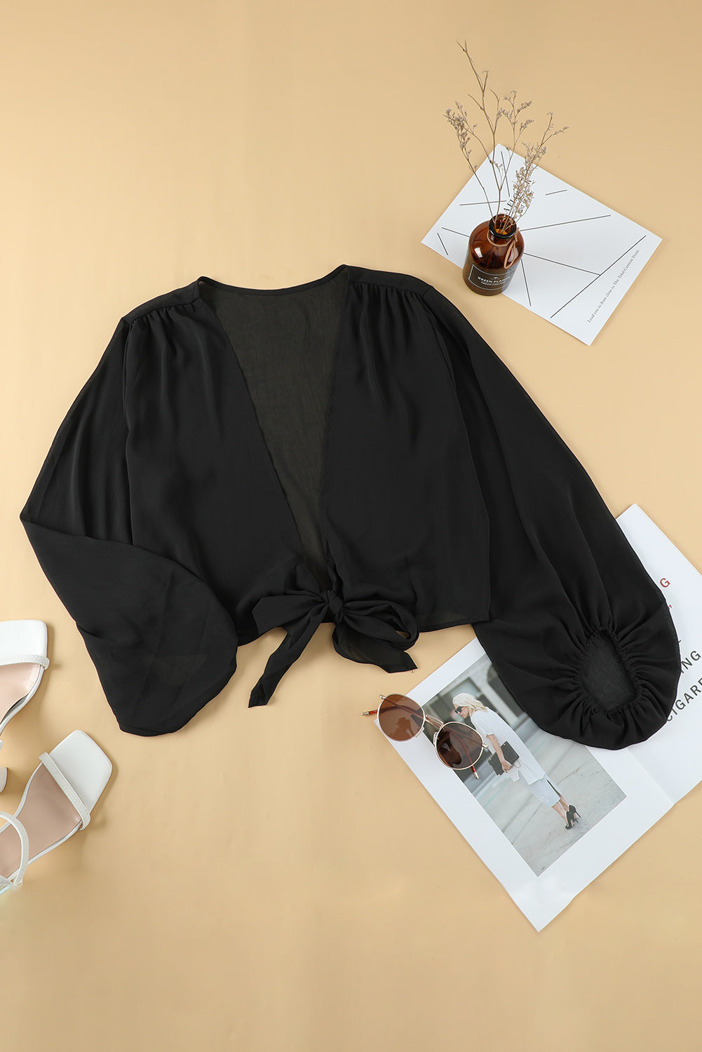 Tie Front Crop Top