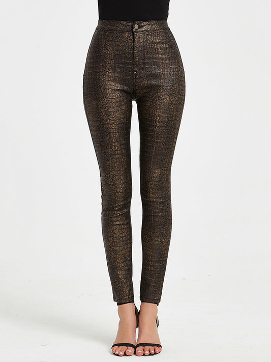 Buttoned Long Jeans