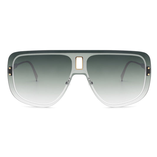 SQUARE RETRO PILOT AVIATOR SUNGLASSES