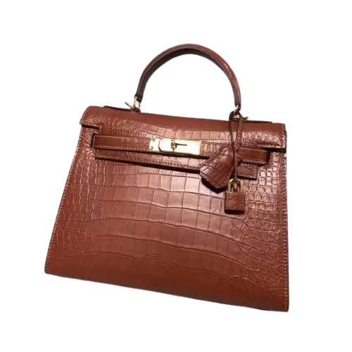 The LHB-2 Brown Alligator Bag