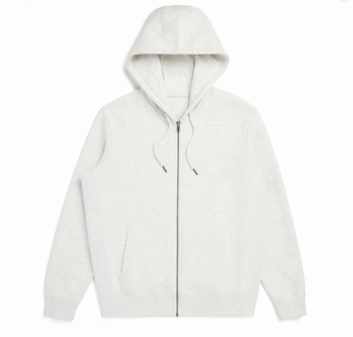 The Organic Cotton Zip-Up Sweatshirt