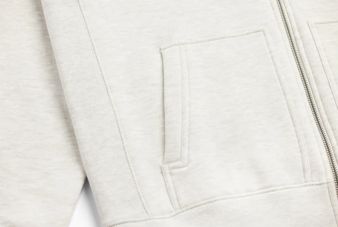 The Organic Cotton Zip-Up Sweatshirt