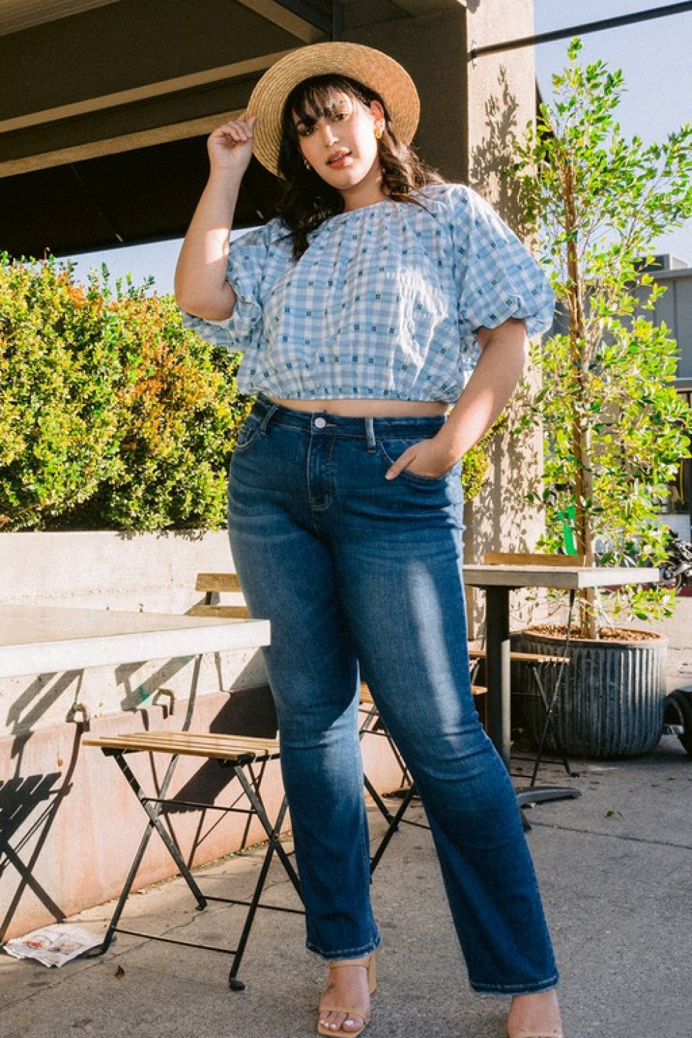 Midrise Bootcut Jeans