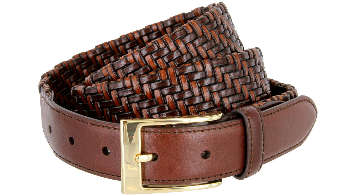 Braided Knitted Genuine Leather Casual Dress