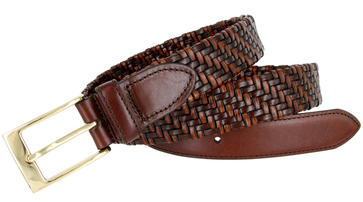 Braided Knitted Genuine Leather Casual Dress