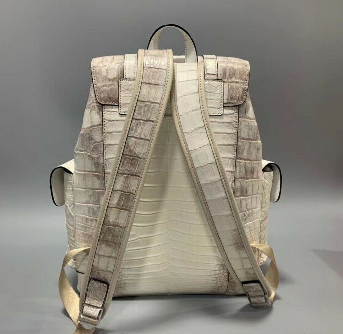 The SLE-1 Alligator Ivory Backpack