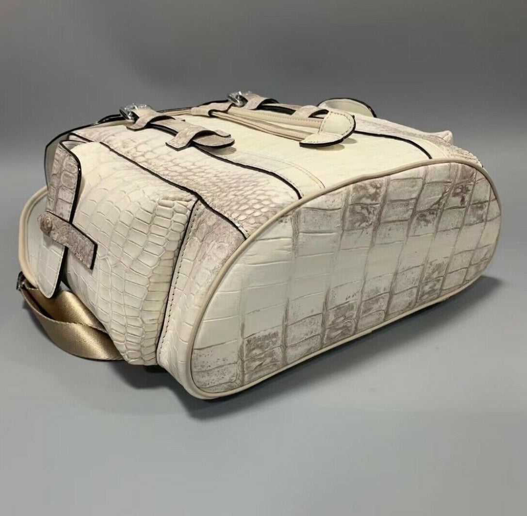 The SLE-1 Alligator Ivory Backpack