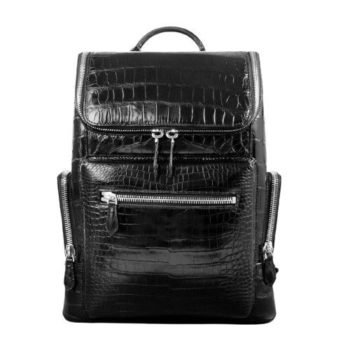 The SLS-1 Alligator Black Backpack