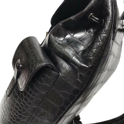 The SLE-1 Alligator Black Backpack
