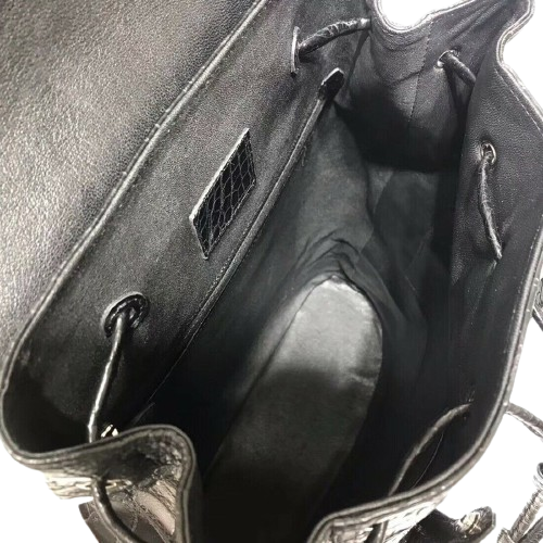 The SLE-1 Alligator Black Backpack